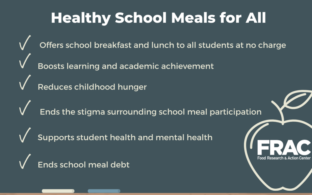 NSLW21: Healthy School Meals for All