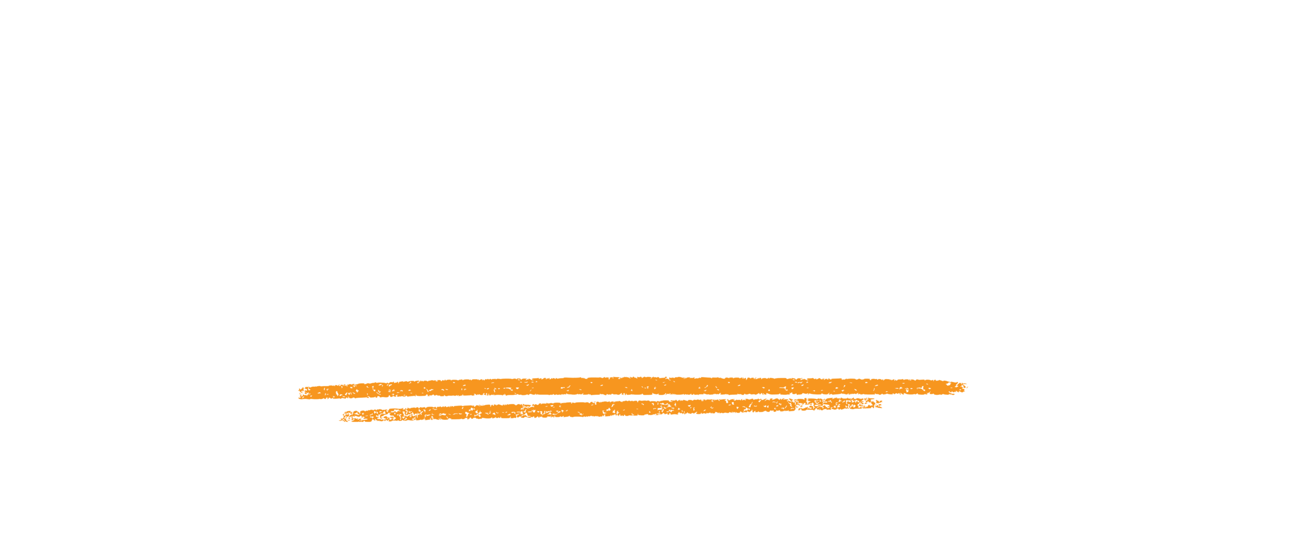 White background with large, bold text reading Get help paying for groceries. The word groceries is underlined with two rough, orange lines.