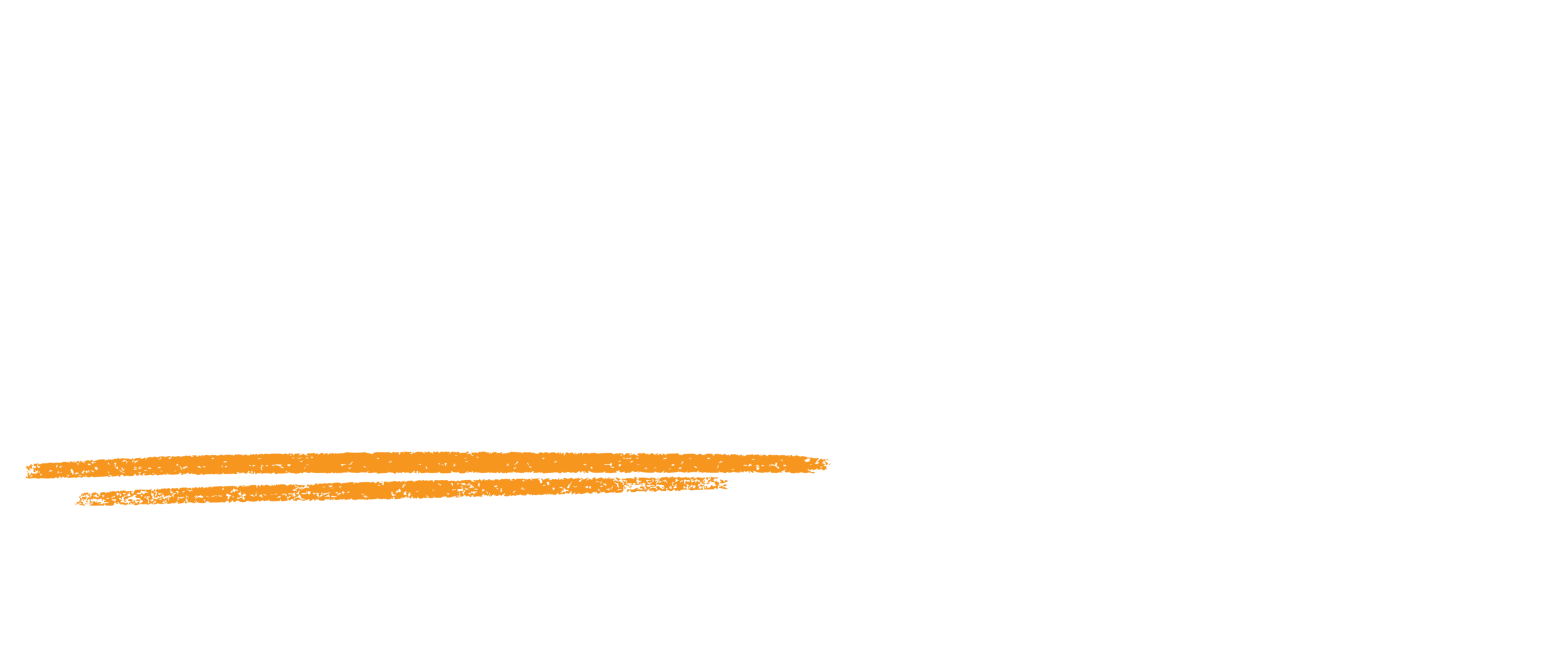 Text graphic with large white letters reading, FIND A FOOD PANTRY. Below, NEAR ME is written in bold white letters with two orange hand-drawn lines underneath on a light gray background.