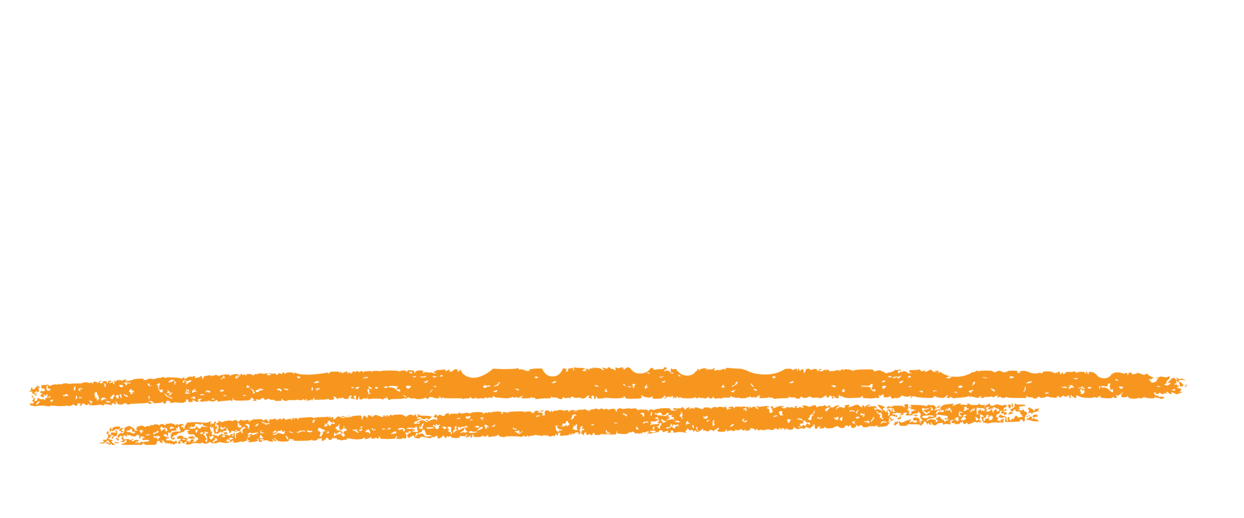 Text graphic with the words TAKE ACTION AGAINST HUNGER. in bold letters. AGAINST HUNGER. is underlined with two orange, hand-drawn lines. The background is light gray.